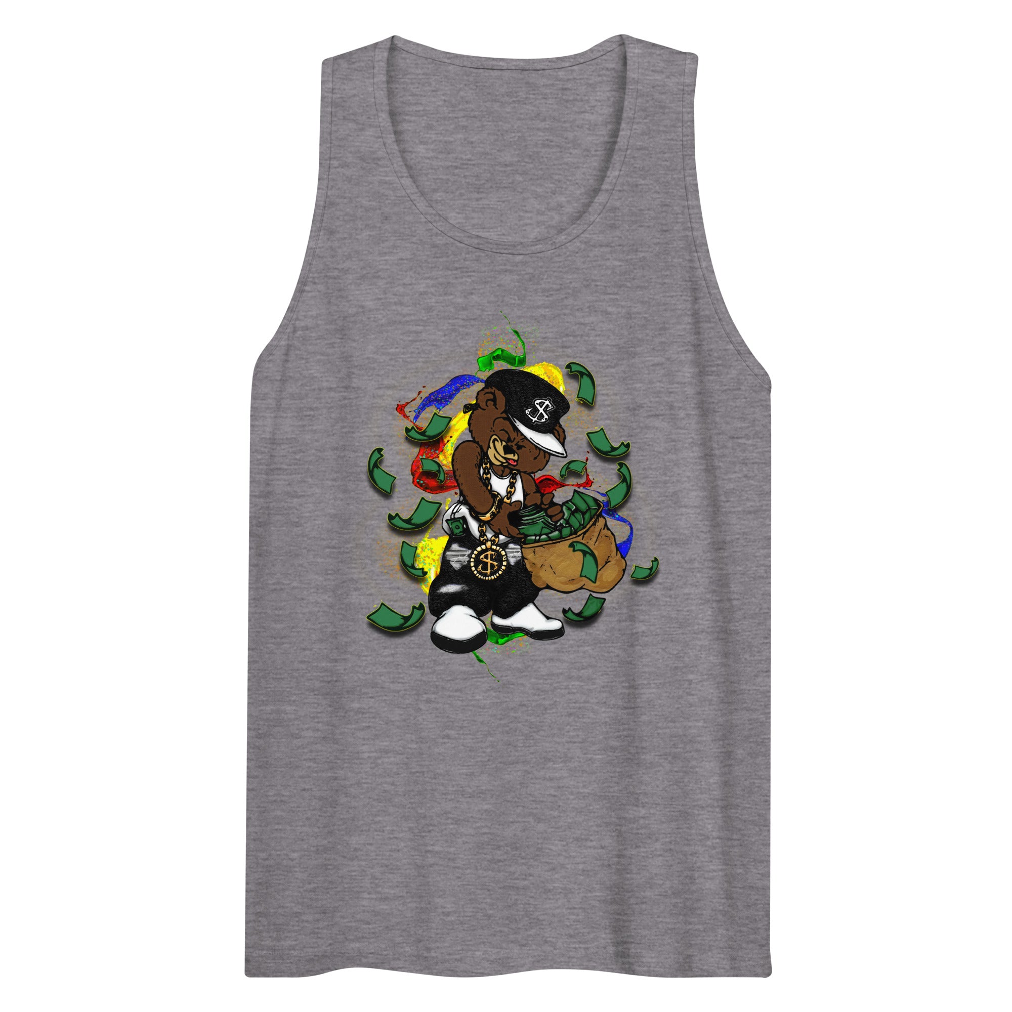 Men’s Money Bear premium Tanks