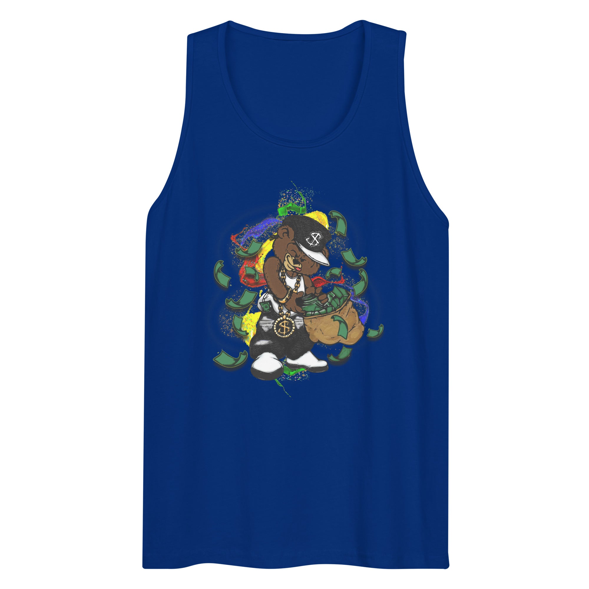 Men’s Money Bear premium Tanks