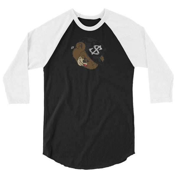MONEY BEAR 3/4 sleeve Baseball Tees