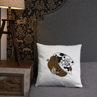 MONEY BEAR Throw Pillow