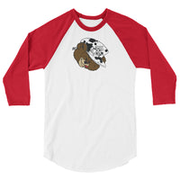 MONEY BEAR 3/4 sleeve Baseball Tees