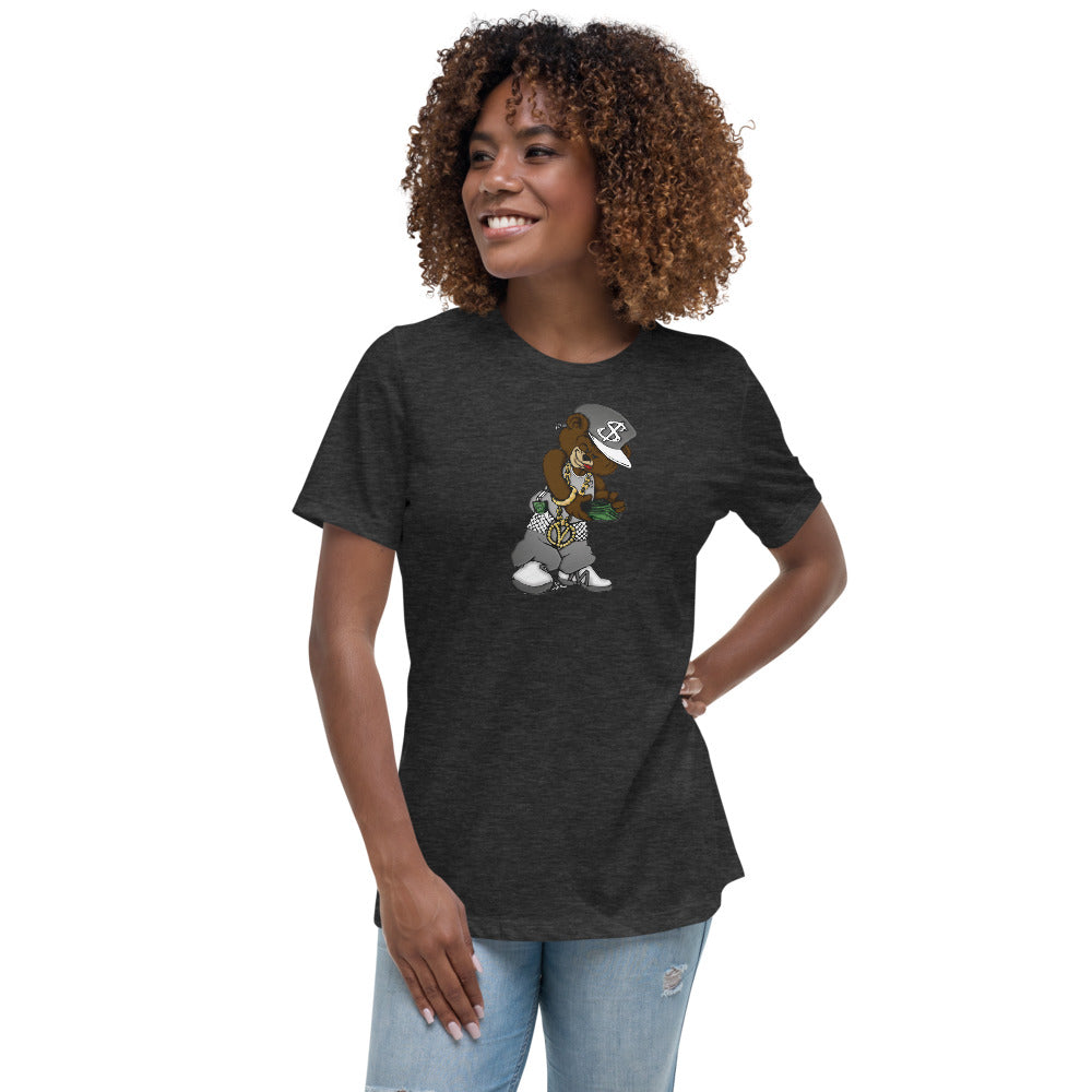 MONEY BEAR "Gray outfit" Womens Relaxed Tees