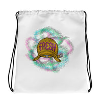 Shimmy Fingers "FRESH" Drawstring gym bag