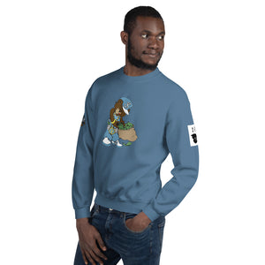 MONEY BEAR "Sky Blu" fitted Sweatshirts