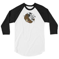 MONEY BEAR 3/4 sleeve Baseball Tees