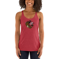 MONEY BEAR Womens Racerback Tanks