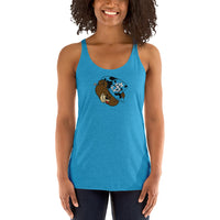 MONEY BEAR Womens Racerback Tanks