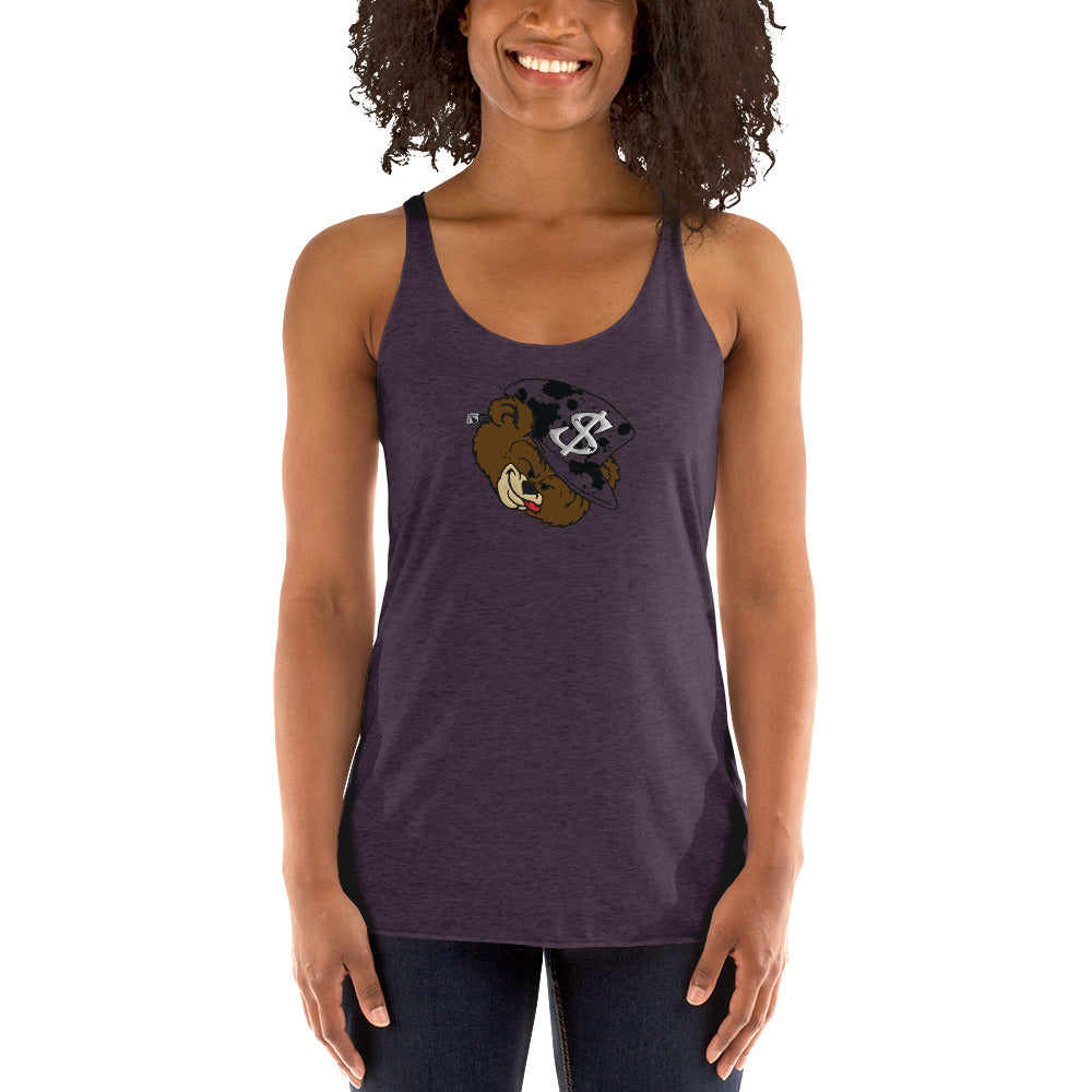 MONEY BEAR Womens Racerback Tanks