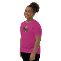 Shimmy Fingers Youth Red Money Bear Short Sleeve T-Shirt