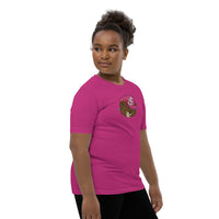 Shimmy Fingers Youth Red Money Bear Short Sleeve T-Shirt