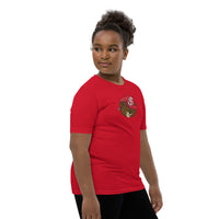 Shimmy Fingers Youth Red Money Bear Short Sleeve T-Shirt